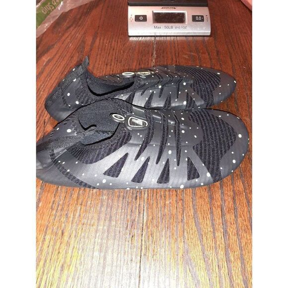 W8/9 M6.5/7.5 Black Green Water Pool Shower Summer Vacation Quick Dry Shoes - Picture 2 of 4